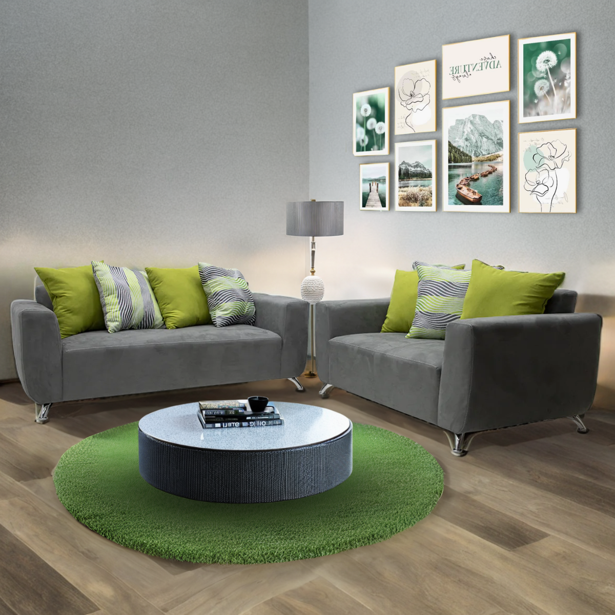 Sala Lucca Sofá y Love Seat