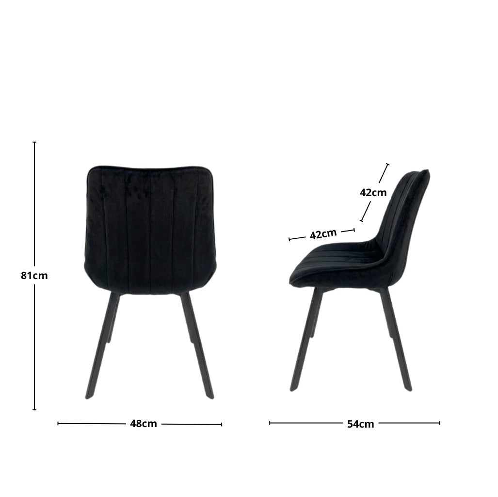 Silla Bolonia Black