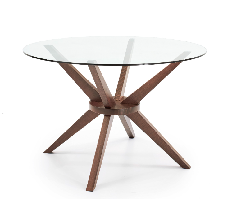 Mesa Comedor Kuala Redonda con Pata Merlot