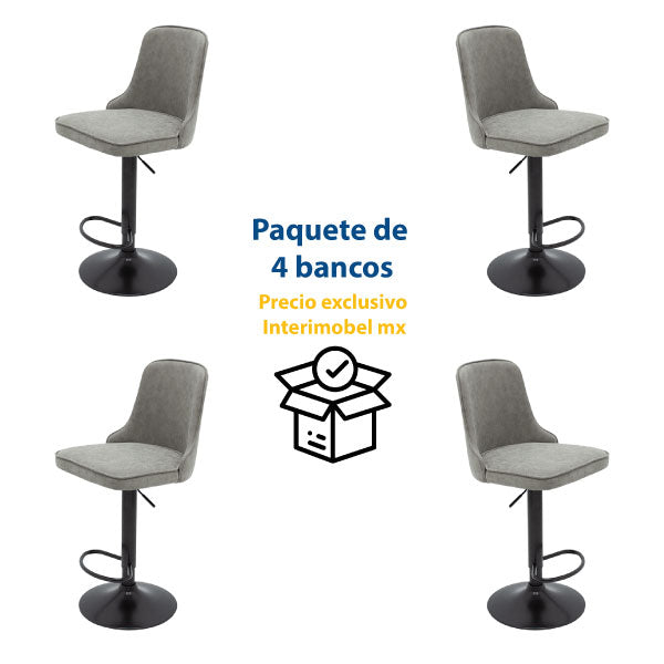Paquete de 4 Bancos para barra Johnson