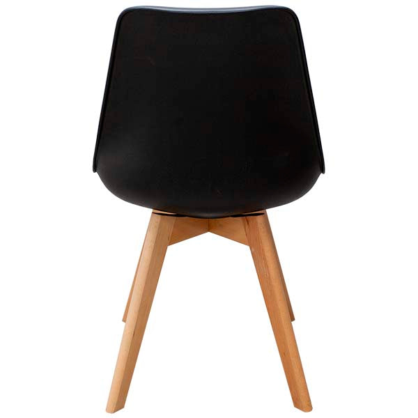 Silla De Madera Para Comedor Capri Estilo Eames Hood