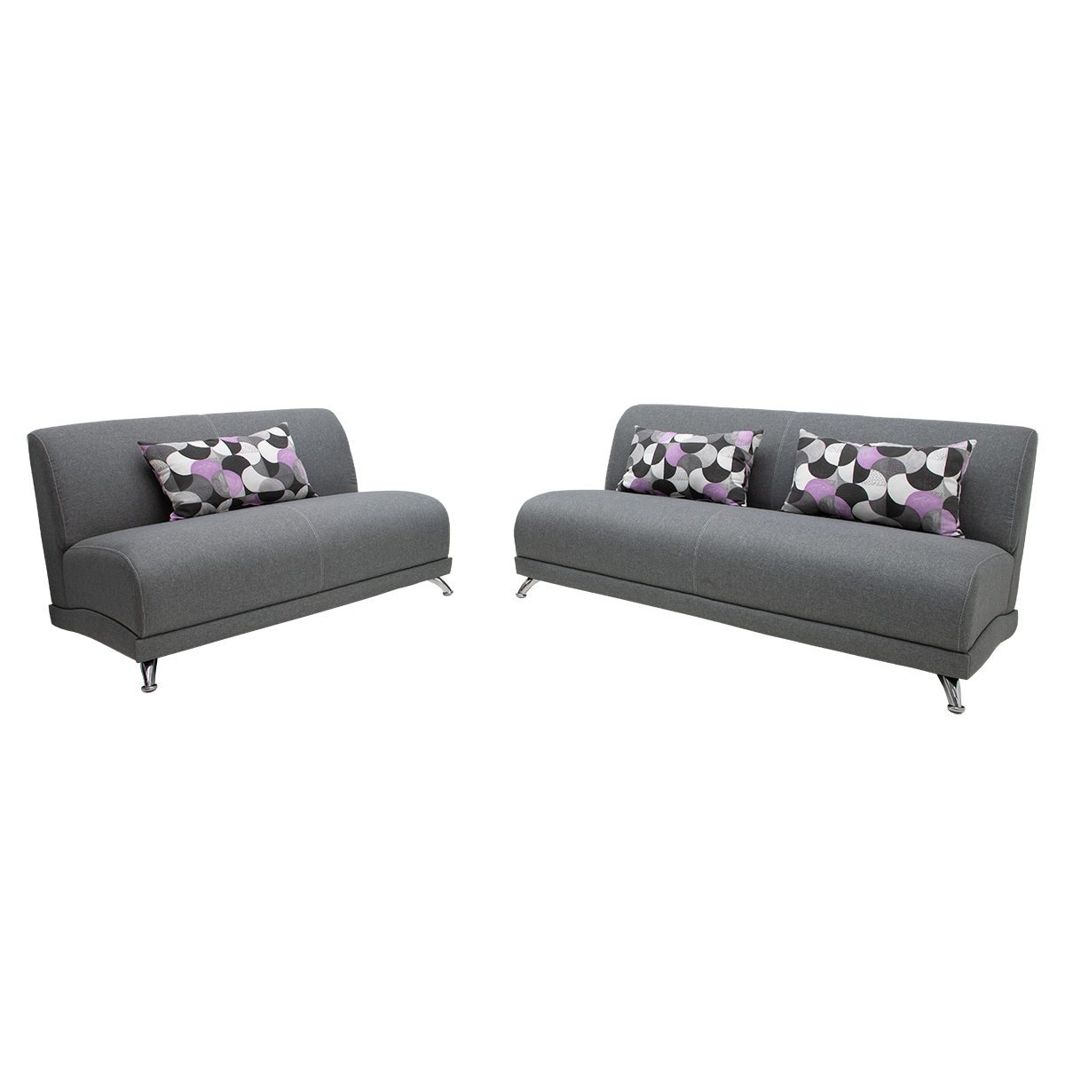 Sala Angello Love y Sofá Gris