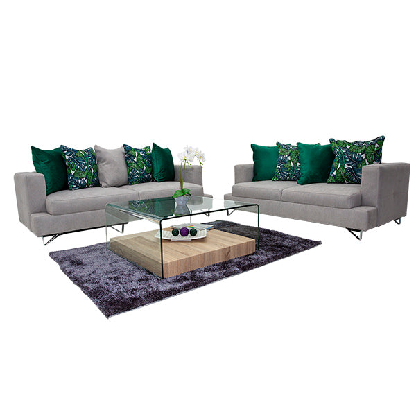 Sala Vittale Sofá y Love Seat Dark Green