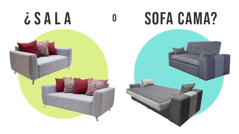 ¿Sala o sofá cama?