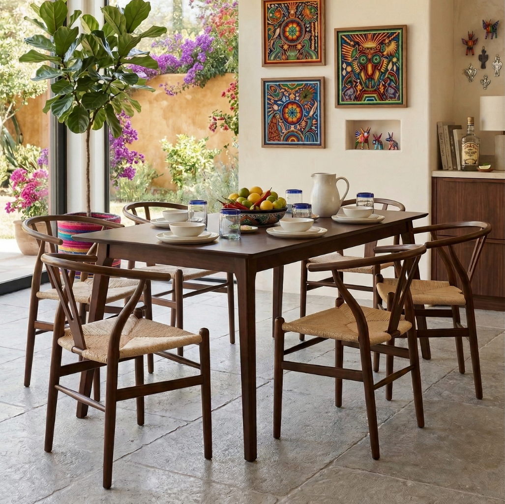 MESA COMEDOR AMELIA MERLOT