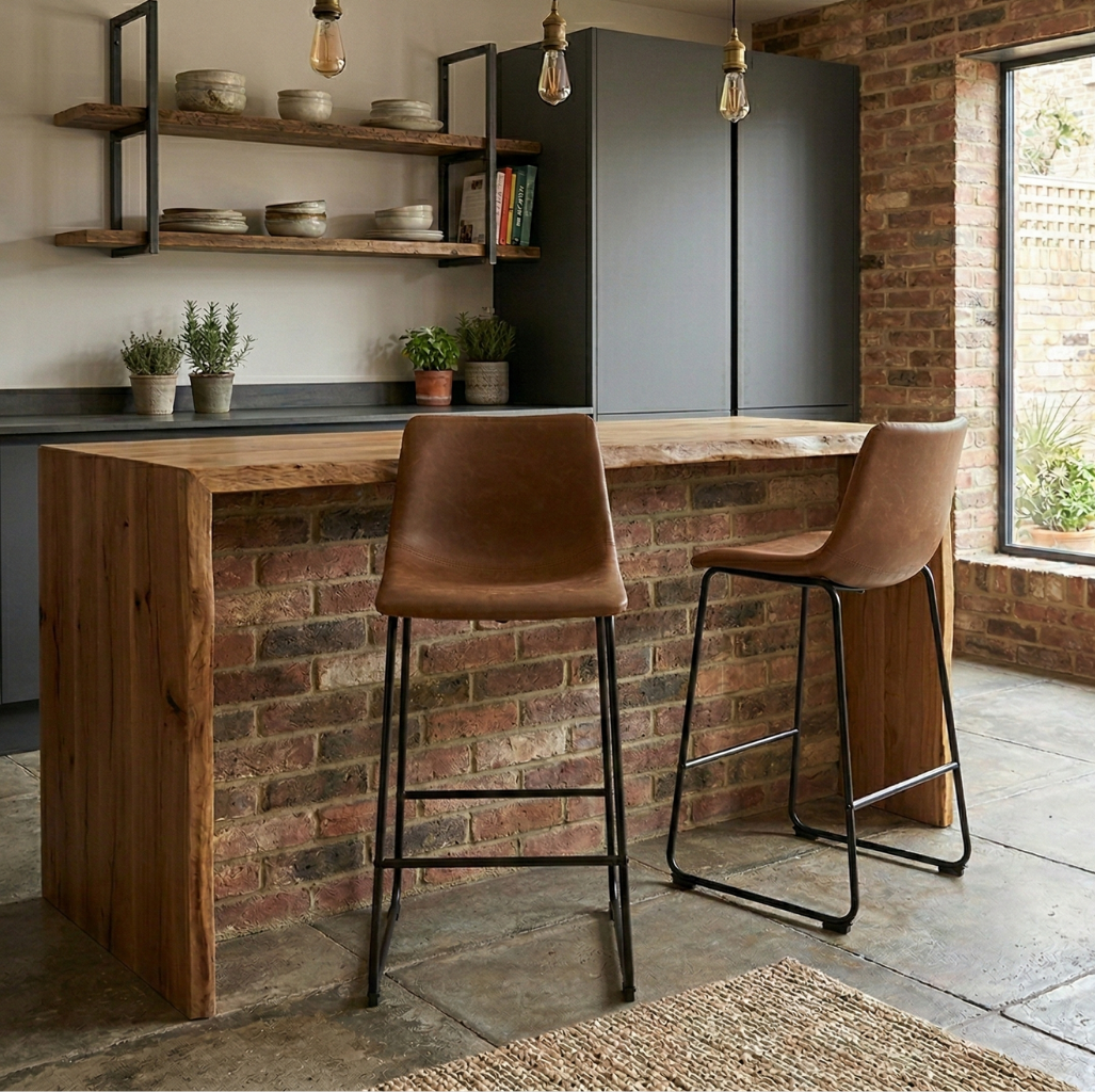 Paquete de 2 Bancos para Barra Carlo Café