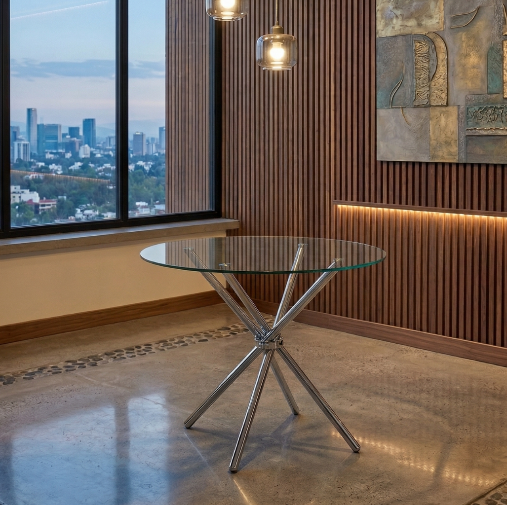 MESA COMEDOR EZRA PATA NOGAL