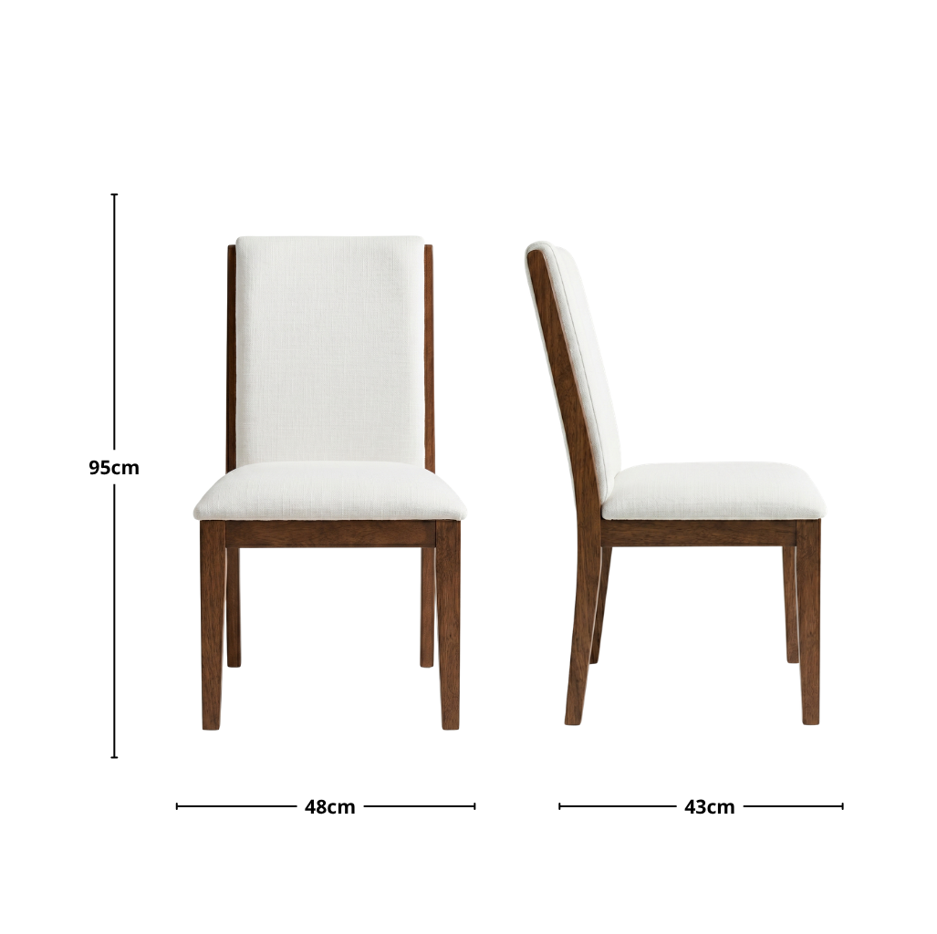 Silla Malta (color de pata nogal)