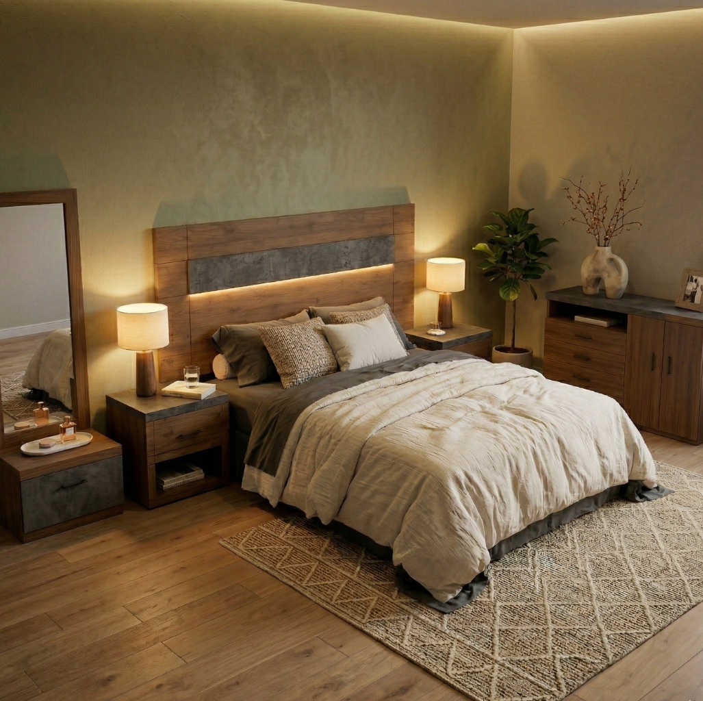 Cabecera Moon con 2 buros