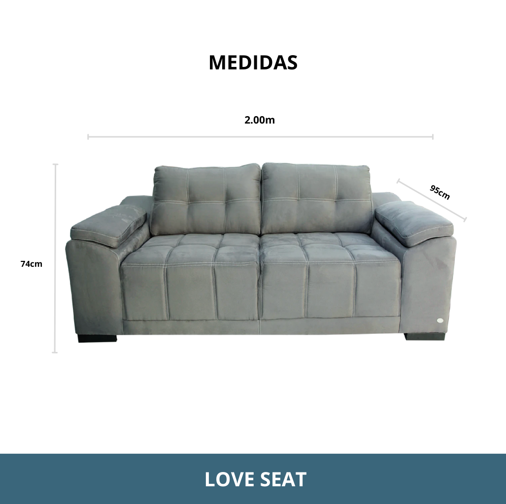 Sala Maluzzi Sofá y Love seat