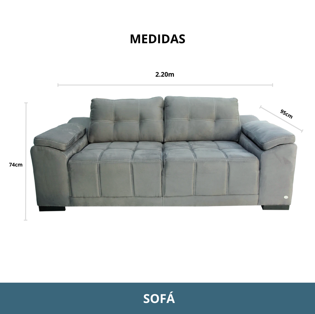 Sala Maluzzi Sofá y Love seat