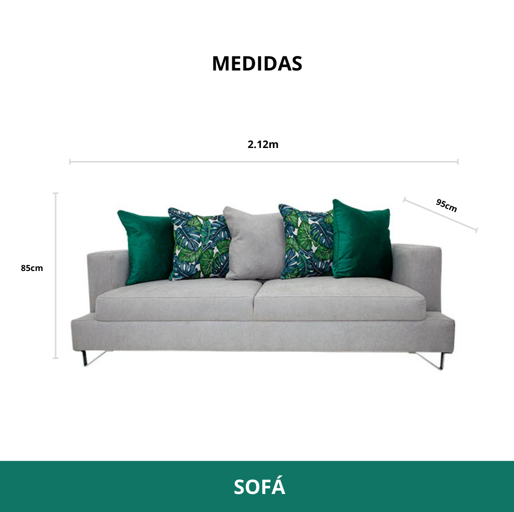 Sala Vittale Sofá y Love Seat