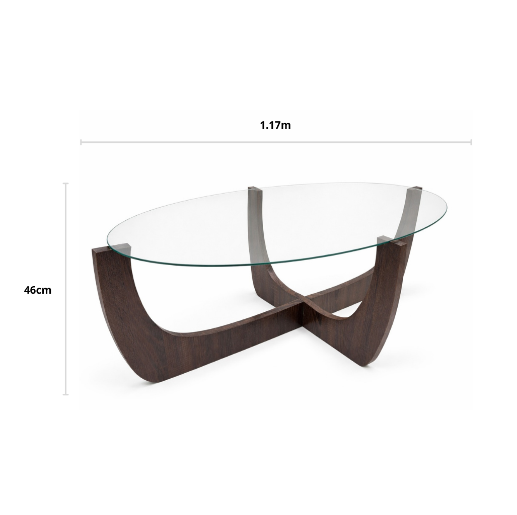 Mesa de Centro ARAPONGAS NOGAL