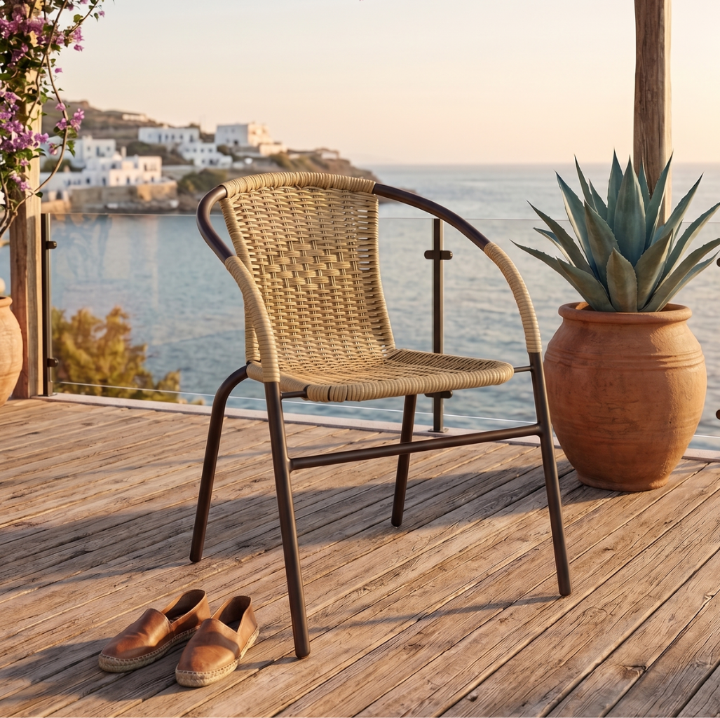 Silla de Jardín Jizan Honey / Brown