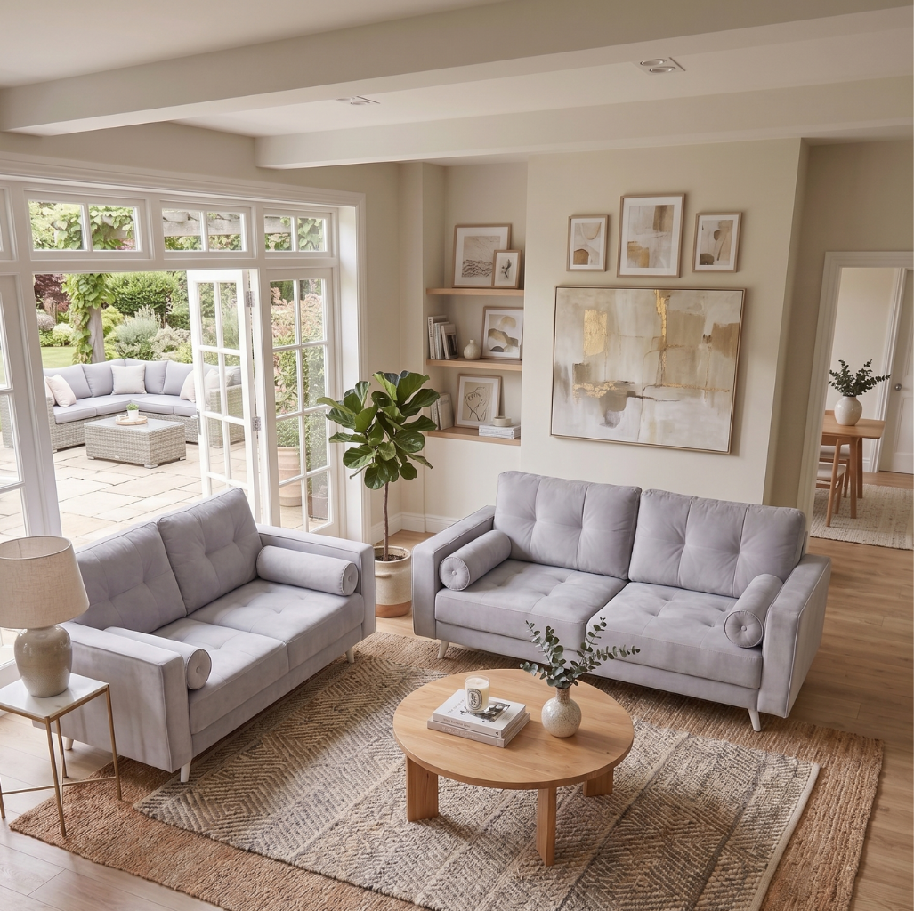 Sala Edimburg Sofá y Love Seat