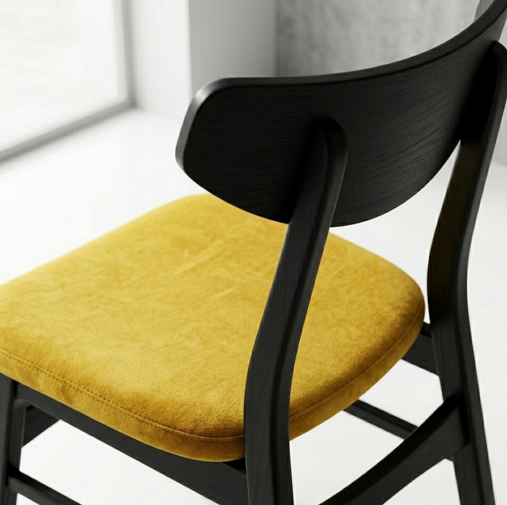 Silla para comedor Danica Coffee Oak