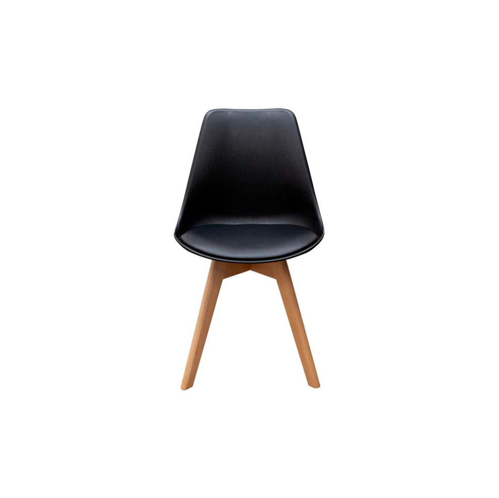 Silla De Madera Para Comedor Capri Estilo Eames Hood