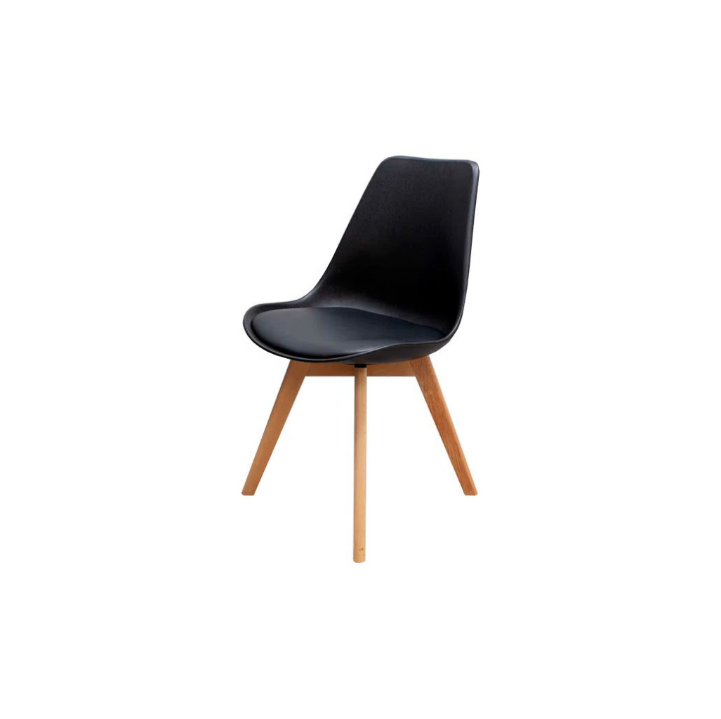 Silla De Madera Para Comedor Capri Estilo Eames Hood