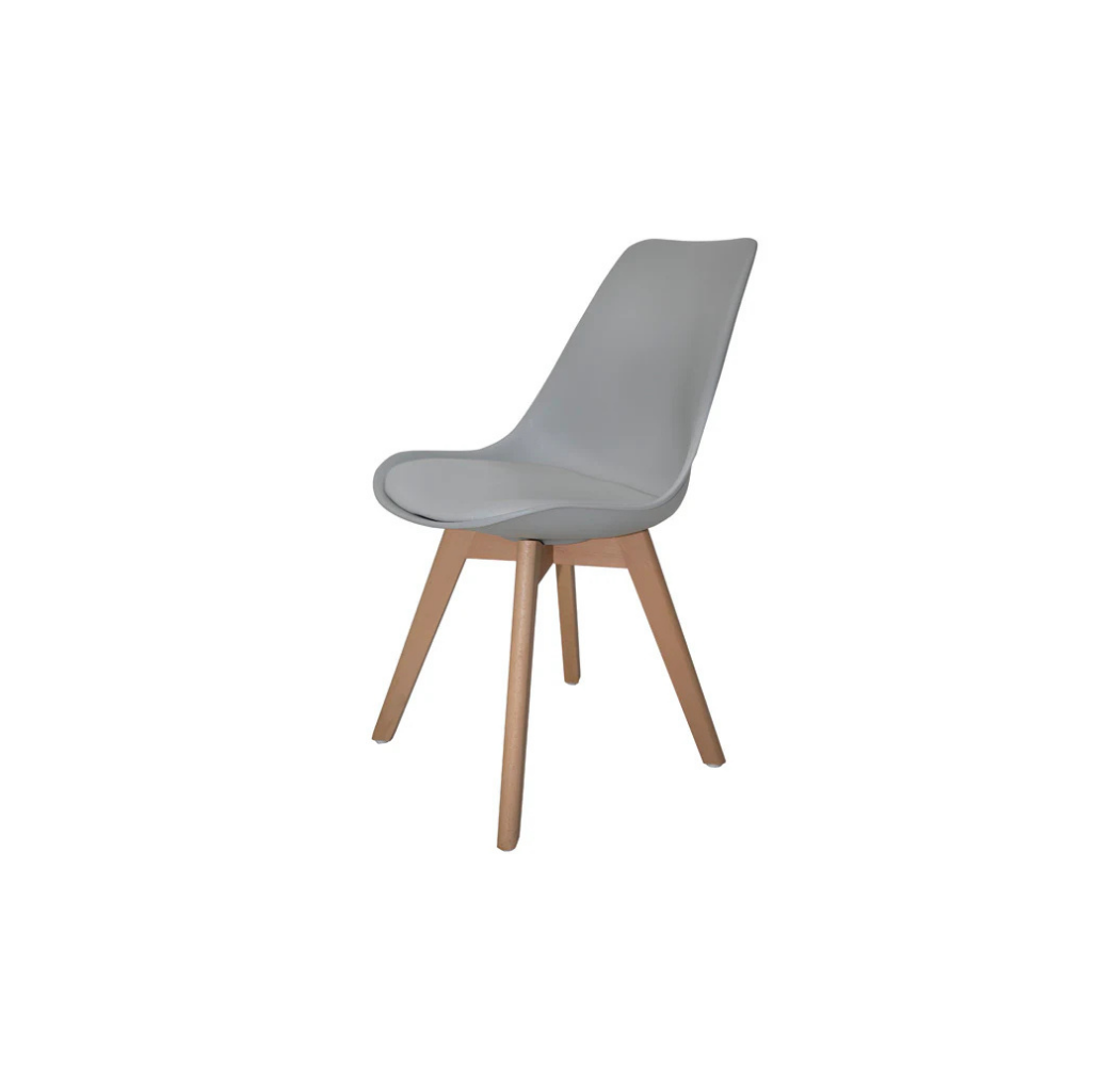 Silla De Madera Para Comedor Capri Estilo Eames Hood