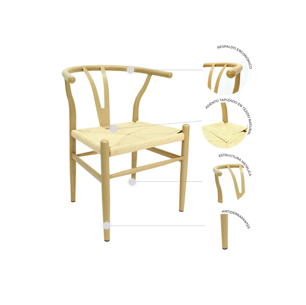 Silla Hogar Micerino Metal