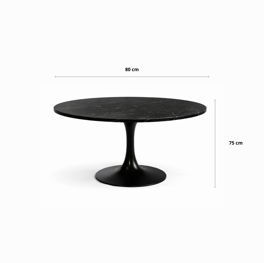 Mesa Armani Black y Sillas Croswod