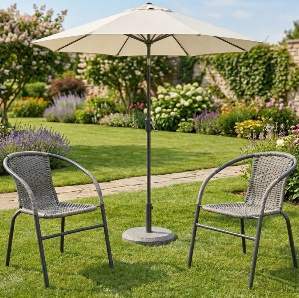 Paquete de 2 Sillas para Jardín Jizan