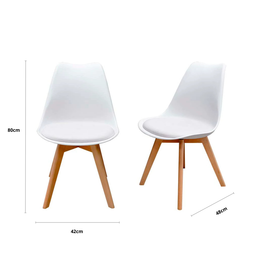 Mesa Armani Black y Sillas Capri