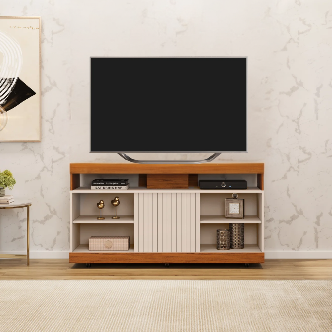 Centro de Tv Dili 120 Freijo / Off White