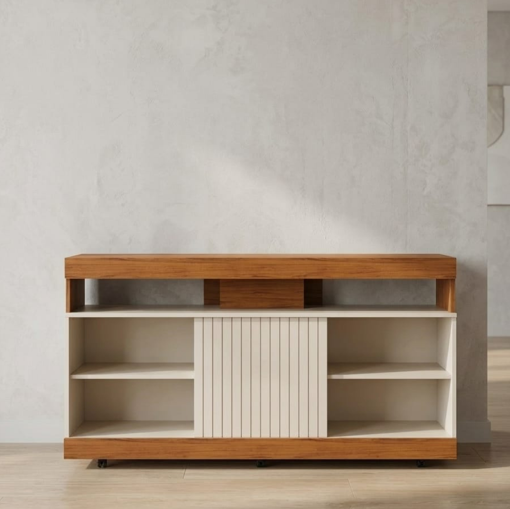 Centro de Tv Dili 120 Freijo / Off White