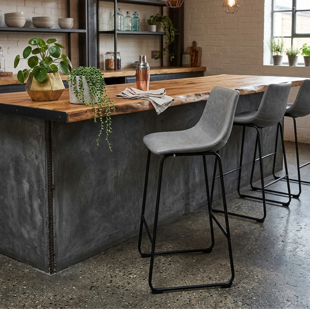 Banco para Barra Carlo Gris