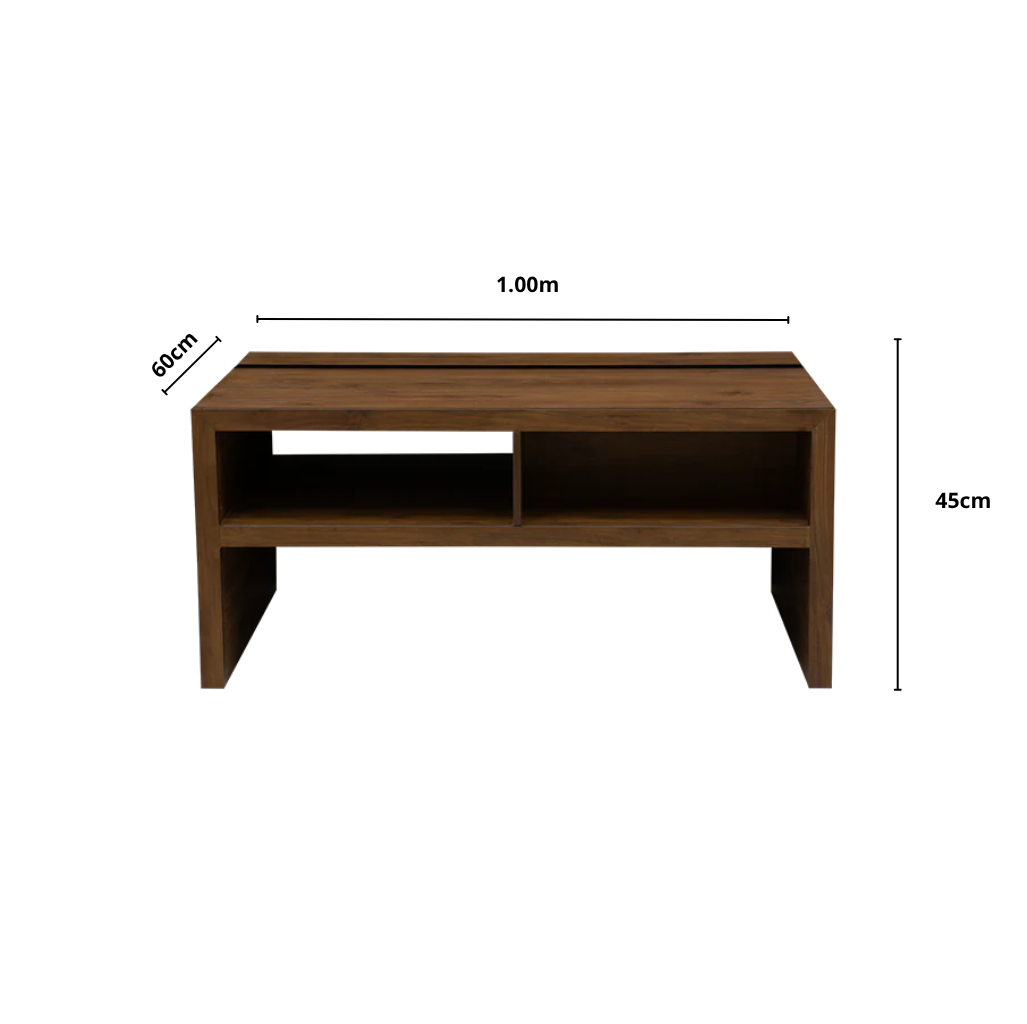 Mesa de Centro Katara II en acabado Nogal Café