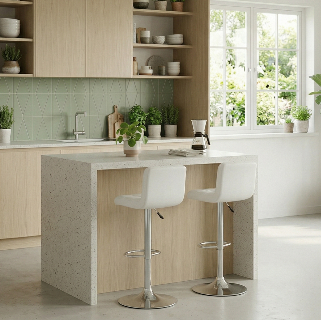 Banco Para Barra Lexy Blanco