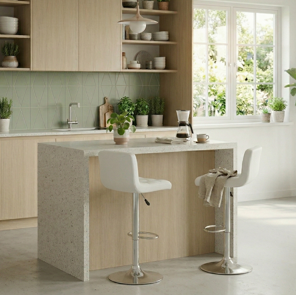 Banco Para Barra Lexy Blanco