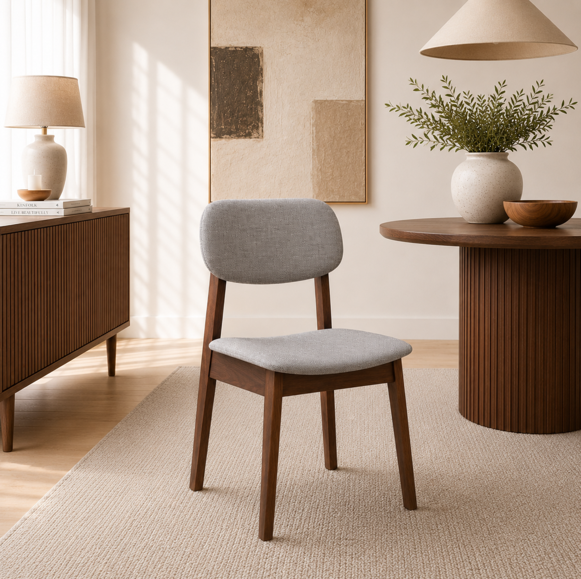Silla para Comedor Nizza Camel Merlot
