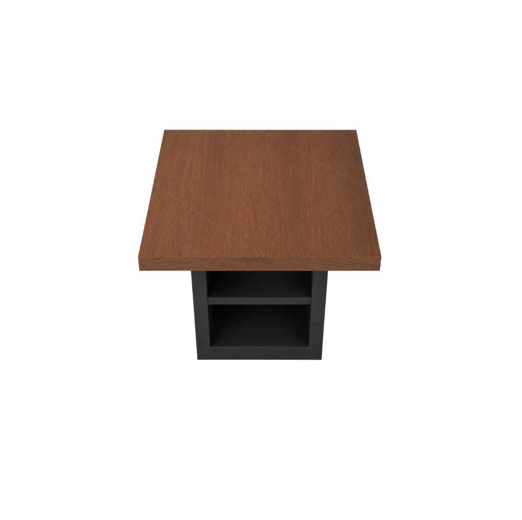 Mesa Kiub Melamina Tzalam c/negro