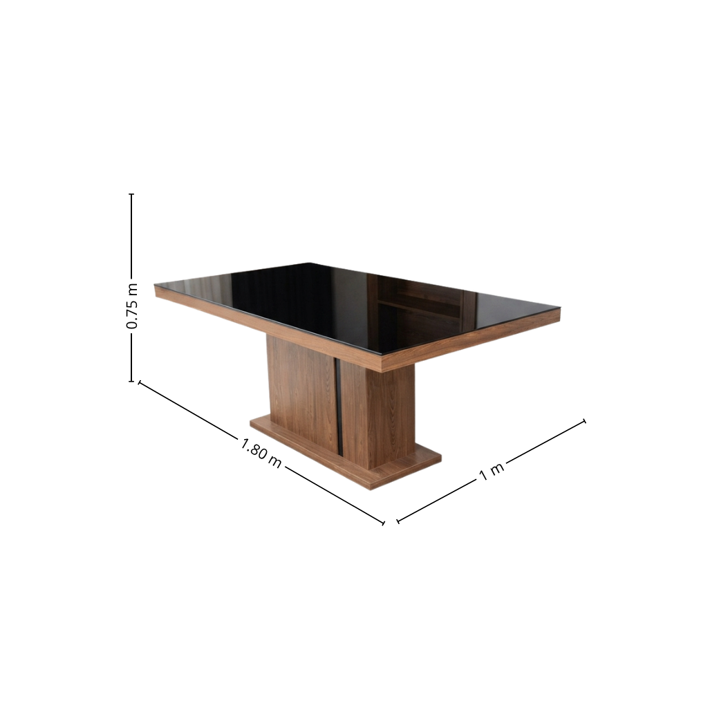 Mesa Comedor Katara en acabado Nogal Café