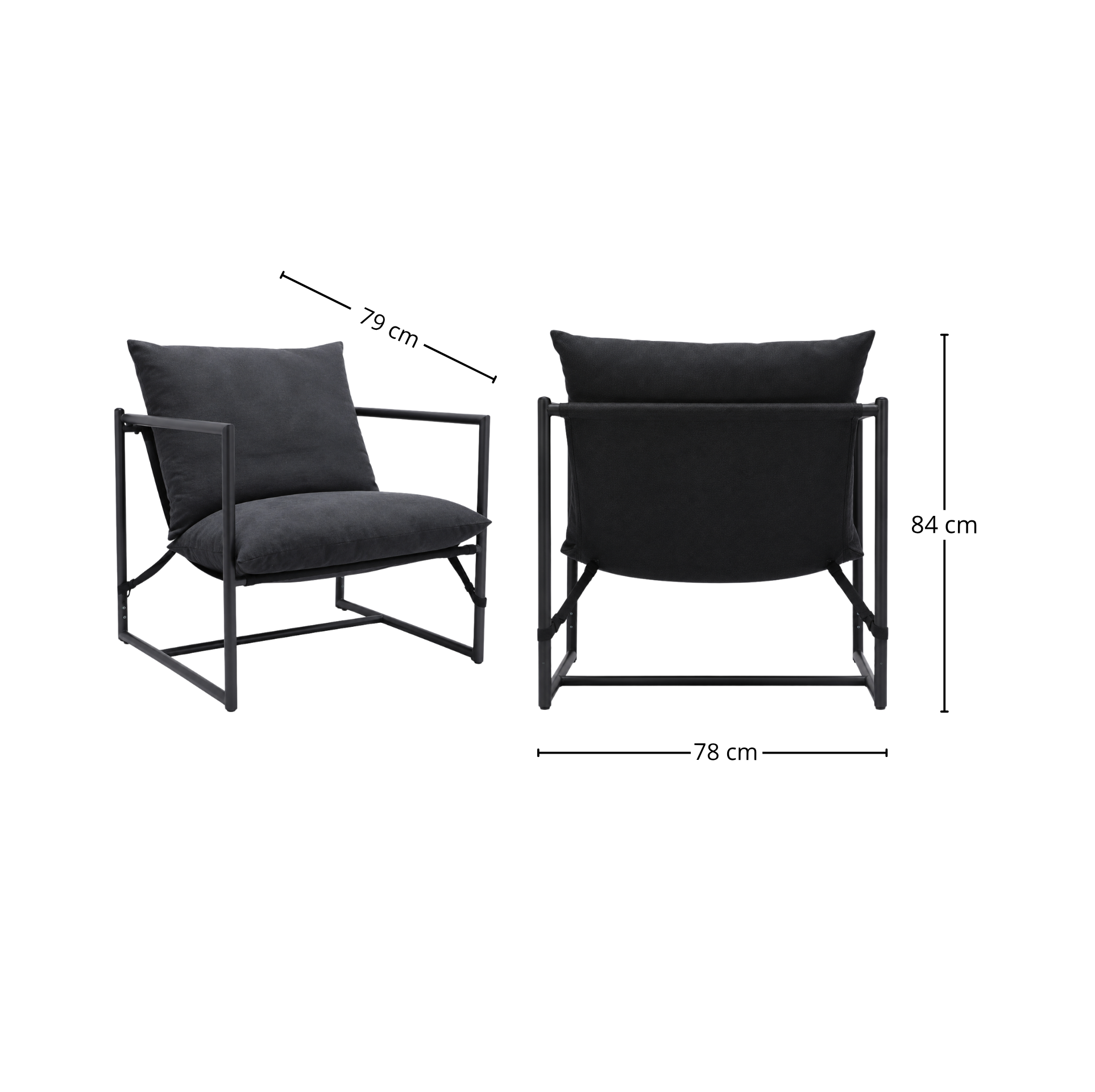 Sillón Zinius Negro