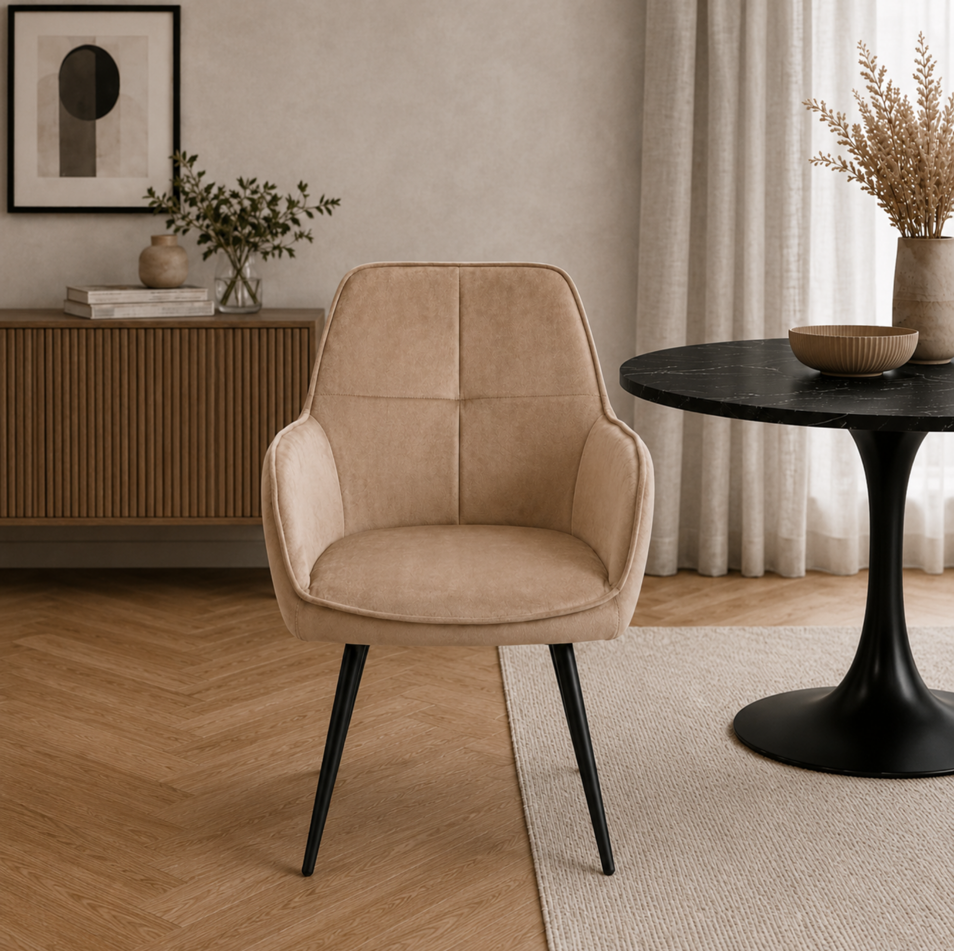 Silla Alcudia Taupe