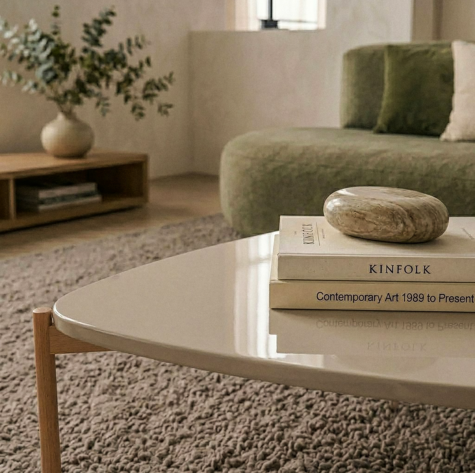 Mesa de Centro Isa acabado Off White