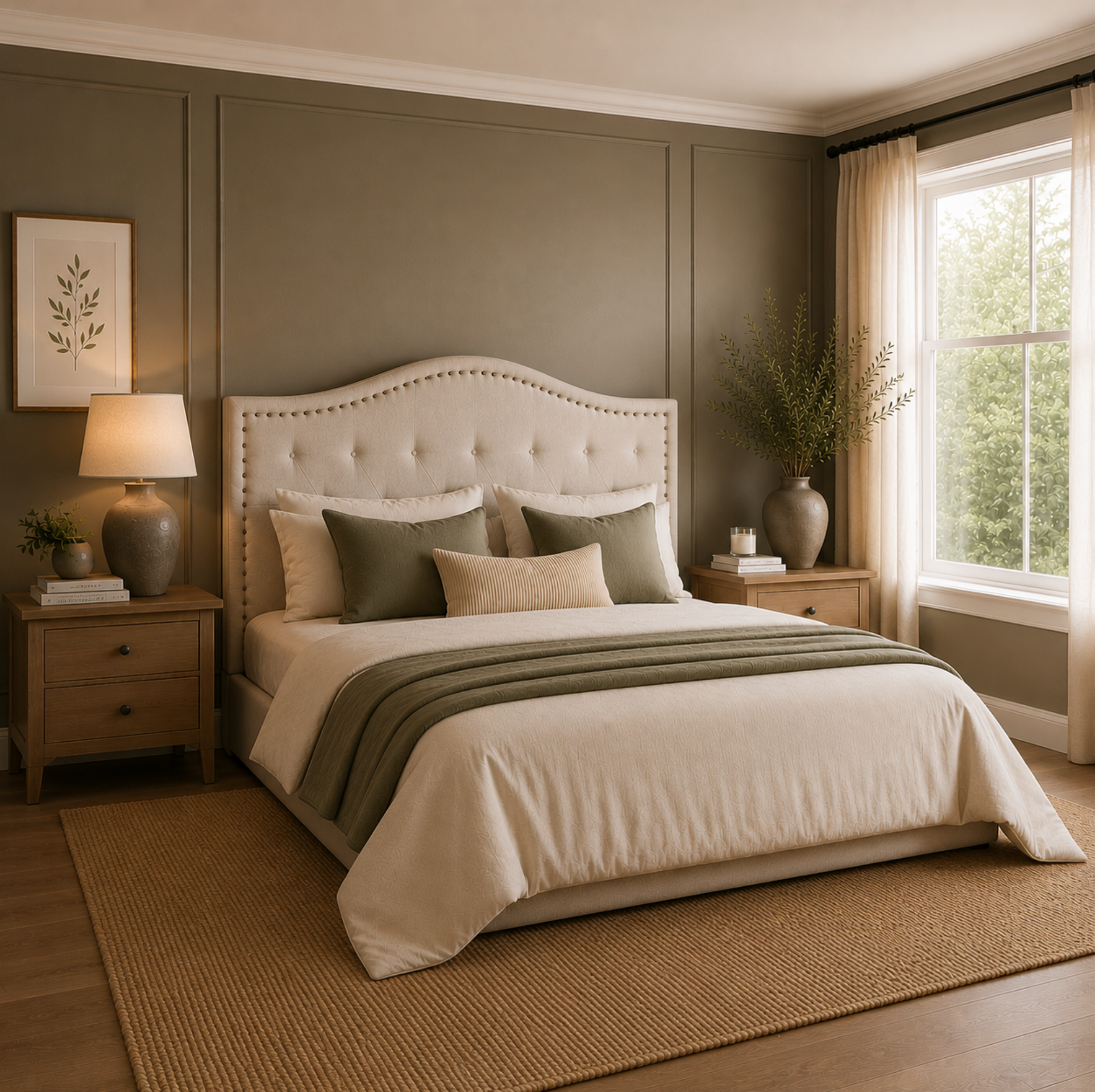 Cabecero Bellagio Beige