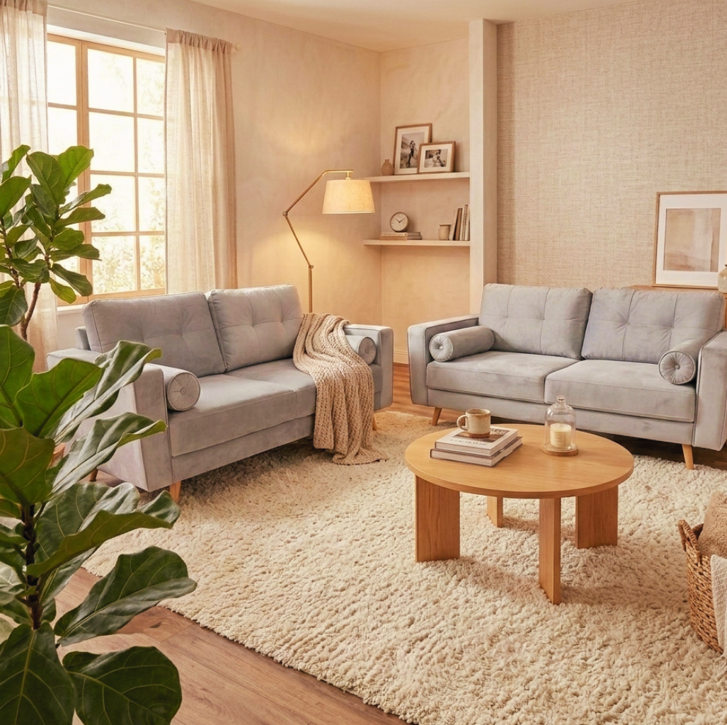 Sala Edimburg Sofá y Love Seat