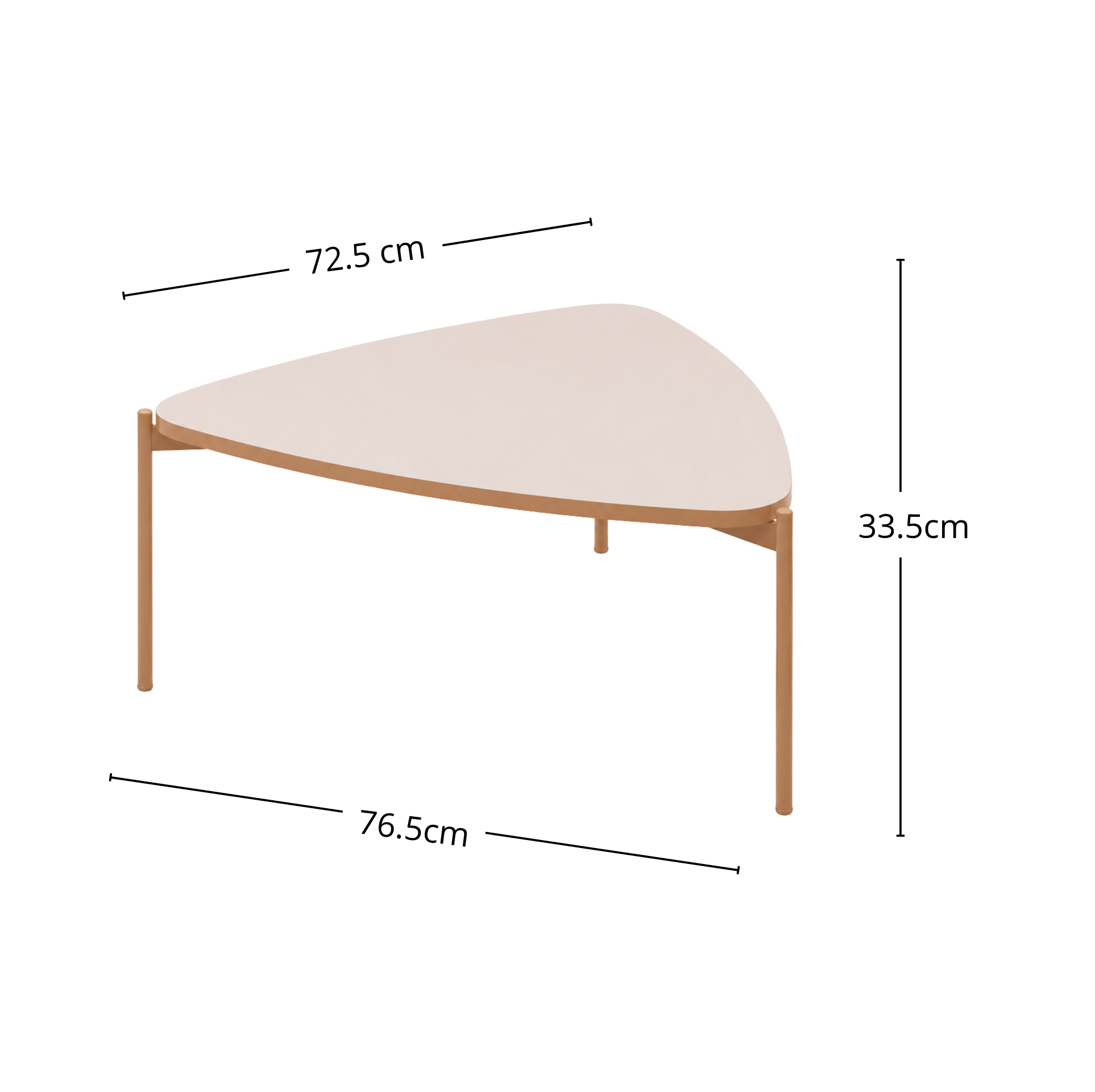 Mesa de Centro Isa acabado Off White