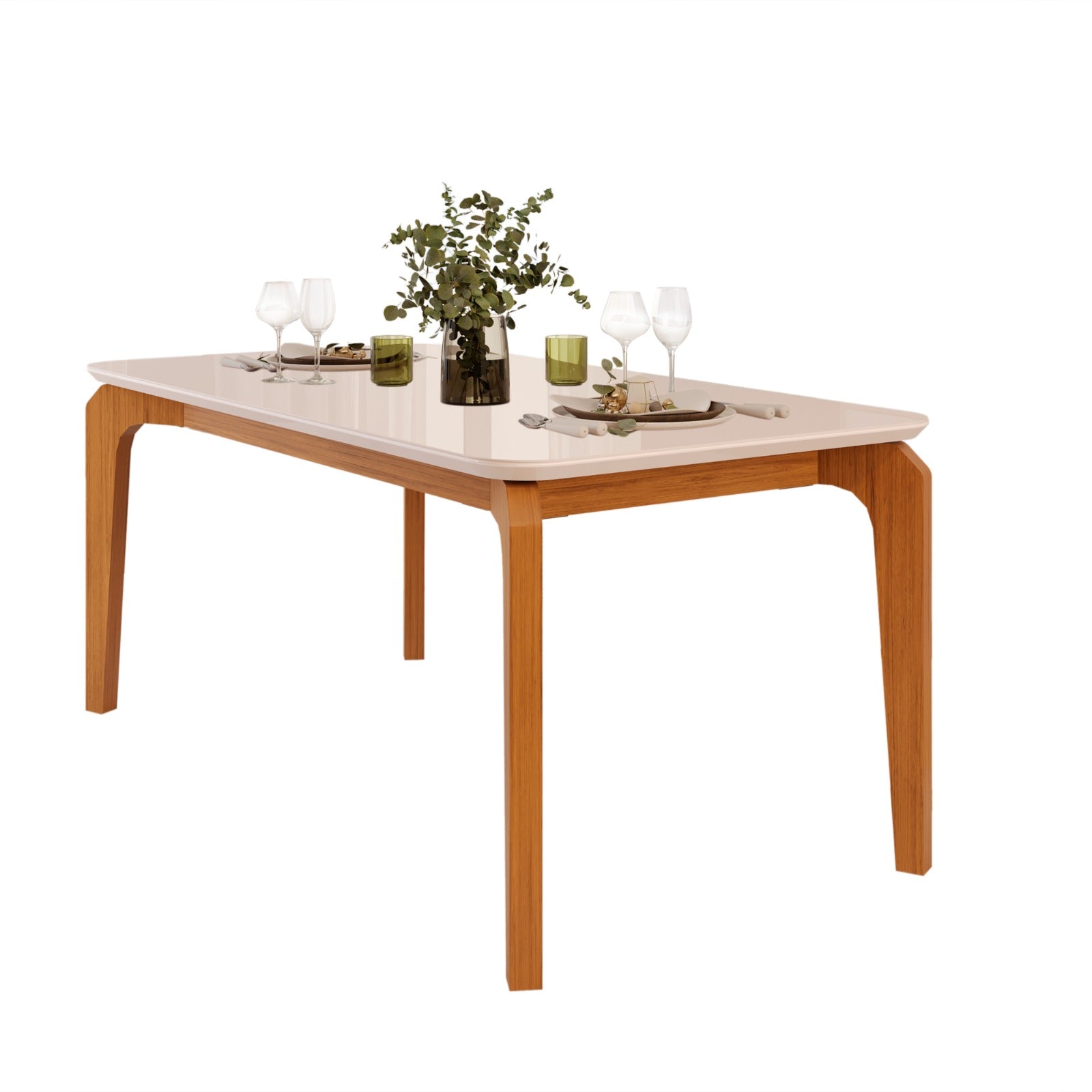 Mesa Comedor Rouge Freijo / Off White de 1.80