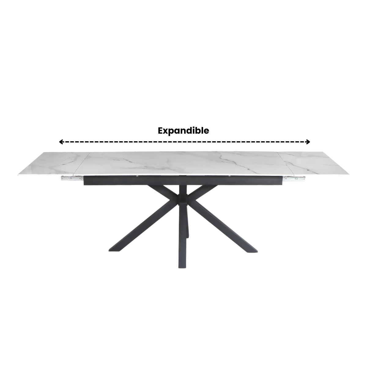Mesa Comedor Expandible Amalfi White