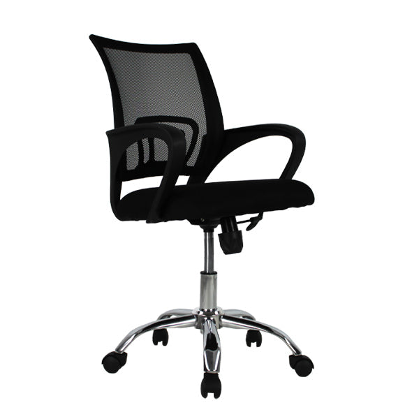 Silla Ejecutiva Jeff pata cromada