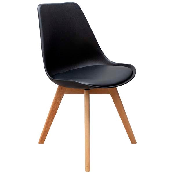 Paquete 2 Sillas De Madera Para Comedor Capri Estilo Eames Hood