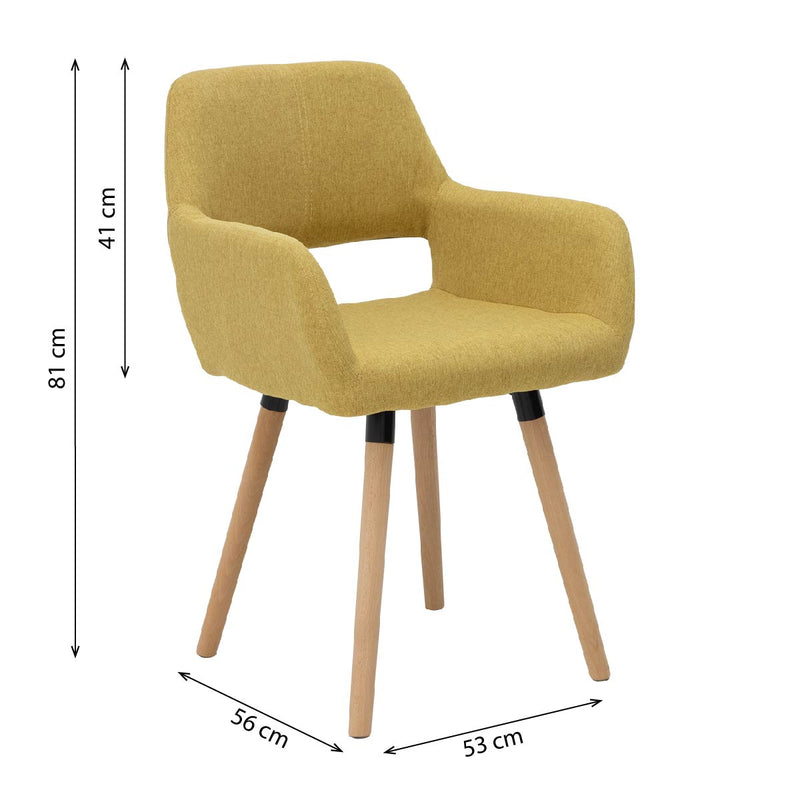 Paquete de 2 Sillas Para Comedor Clipperton