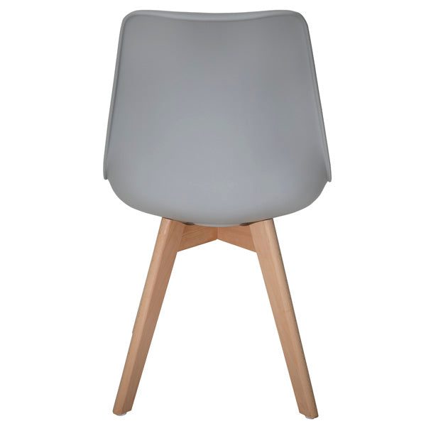 Silla De Madera Para Comedor Capri Estilo Eames Hood